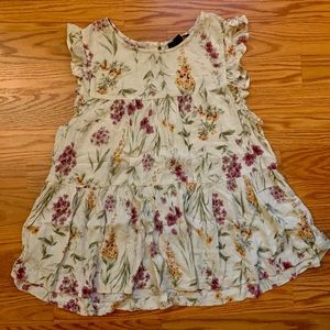 Floral & flowy light top 💐 Small